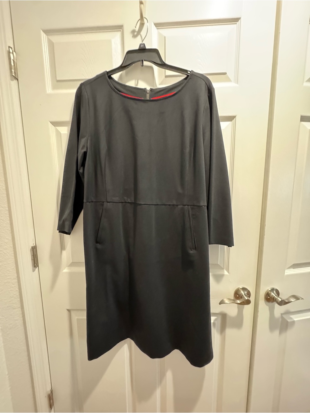 SPANX Black Long Sleeve Shift Dress